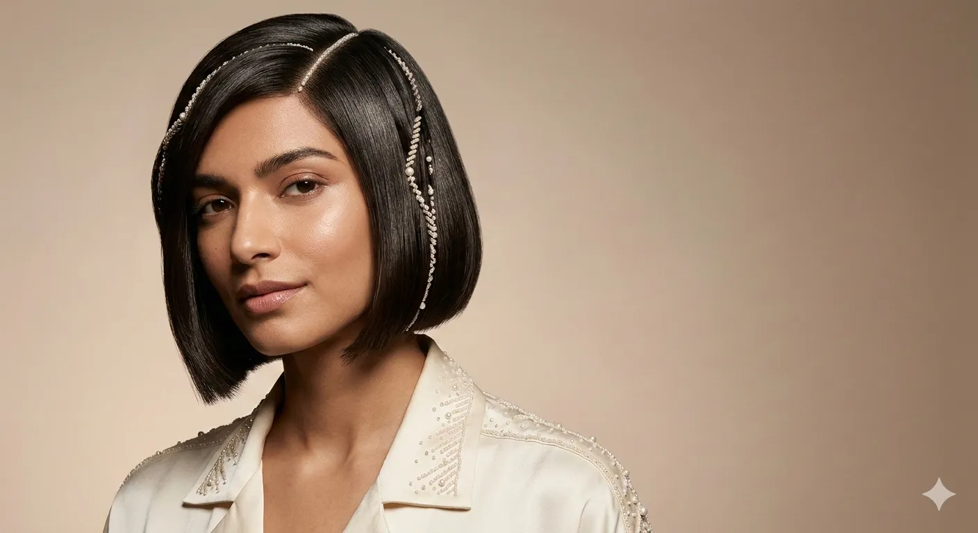 Delicate beadwork embellishment service